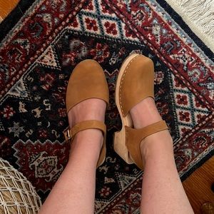 wood clogs